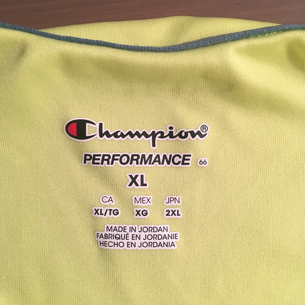 Yellow workout top
